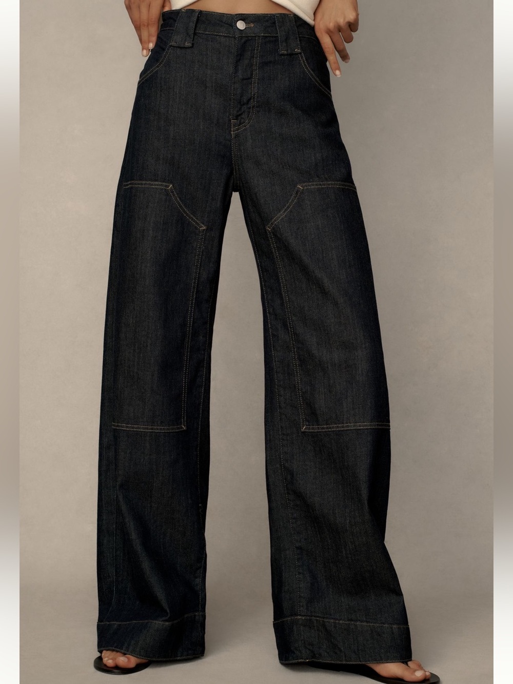 Anthropologie Pilcro Myra Low Rise Jeans by Pilcro: Puddle Edition